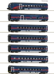 Fleischmann 6260065 - N - 7-tlg. Set Personenwagen Nightjet, ÖBB, Ep. VI